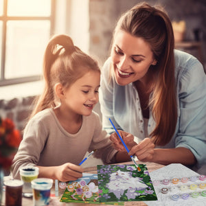 How Painting by Numbers Helps Kids Focus, Play, and Unplug