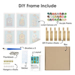 Load image into Gallery viewer, Floral Bottles Mini Paint by Numbers
