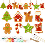 Load image into Gallery viewer, Merry Christmas Treasures Ornaments Paint by Numbers
