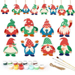 Load image into Gallery viewer, Festive Christmas Gnomes Ornaments Paint by Numbers
