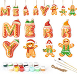 Load image into Gallery viewer, Merry Cookie Crew Ornaments Paint by Numbers
