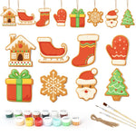 Load image into Gallery viewer, Classic Christmas Cheer Ornaments Paint by Numbers
