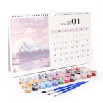 Load image into Gallery viewer, 2026 Landmark Paint by Numbers Desk Calendar
