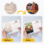 Load image into Gallery viewer, 2026 Landmark Paint by Numbers Desk Calendar
