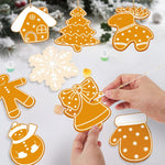 Load image into Gallery viewer, Golden Christmas Charm Ornaments Paint by Numbers
