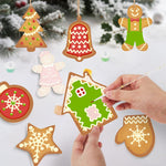Load image into Gallery viewer, Gingerbread Christmas Ornaments Paint by Numbers
