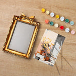 Load image into Gallery viewer, Sunlit Garden Steps Mini Framed Paint by Numbers
