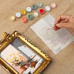 Load image into Gallery viewer, Sunlit Garden Steps Mini Framed Paint by Numbers
