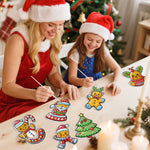 Load image into Gallery viewer, Jolly Christmas Friends Ornaments Paint by Numbers
