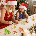 Load image into Gallery viewer, Snowy Christmas Icons Ornaments Paint by Numbers

