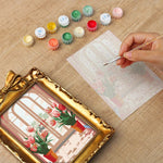 Load image into Gallery viewer, Sunlit Tulip Window Mini Framed Paint by Numbers
