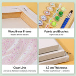 Load image into Gallery viewer, Vintage Rose Charm Mini Paint by Numbers
