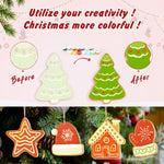 Load image into Gallery viewer, Snowy Christmas Icons Ornaments Paint by Numbers
