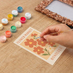 Load image into Gallery viewer, Coral Blooms Mini Framed Paint by Numbers
