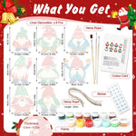 Load image into Gallery viewer, Festive Christmas Gnomes Ornaments Paint by Numbers

