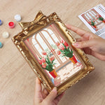 Load image into Gallery viewer, Sunlit Tulip Window Mini Framed Paint by Numbers
