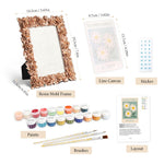 Load image into Gallery viewer, Lisbon Daisy Mini Framed Paint by Numbers
