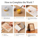 Load image into Gallery viewer, Rose Gold Floral Mini Framed Paint by Numbers
