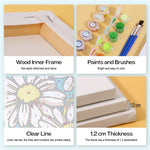 Load image into Gallery viewer, Floral Bottles Mini Paint by Numbers
