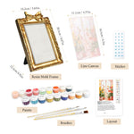 Load image into Gallery viewer, Spring Tulips Mini Framed Paint by Numbers
