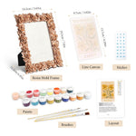 Load image into Gallery viewer, Madrid Floral Mini Framed Paint by Numbers
