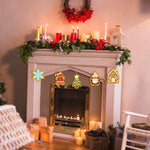Load image into Gallery viewer, Cozy Christmas Characters Ornaments Paint by Numbers
