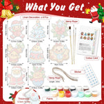 Load image into Gallery viewer, Christmas Sweet Treats Ornaments Paint by Numbers
