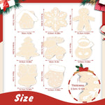 Load image into Gallery viewer, Golden Christmas Charm Ornaments Paint by Numbers
