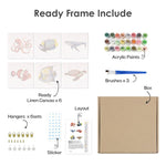 Load image into Gallery viewer, Ocean Creatures Mini Paint by Numbers
