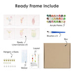 Load image into Gallery viewer, Citrus Cocktails Mini Paint by Numbers
