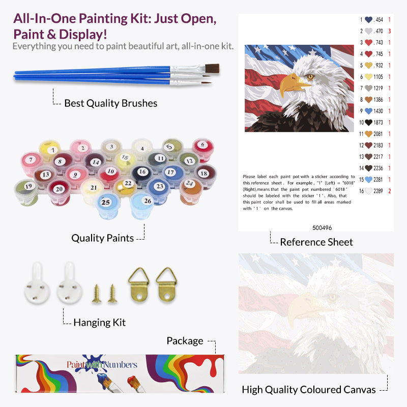 American Eagle, Paint By Numbers