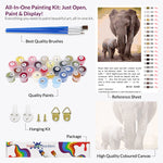 Load image into Gallery viewer, An Elephant Mother&#39;s Love, Paint By Numbers
