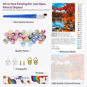 Autumn Serenity Paint by Numbers