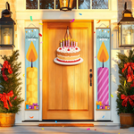 Load image into Gallery viewer, Birthday Candles Hanging Scroll Paint by Numbers Kit
