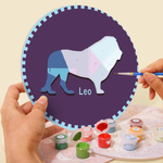 Load image into Gallery viewer, Bold Zodiac Designs 12-Pieces Paint by Numbers Placemat
