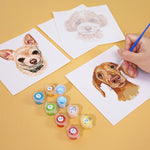 Load image into Gallery viewer, Charming Dog Faces Mini Paint by Numbers
