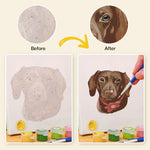 Load image into Gallery viewer, Charming Dog Faces Mini Paint by Numbers
