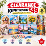 Load image into Gallery viewer, Clearance Mystery Pack – 10 Paint by Numbers for $49
