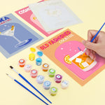 Load image into Gallery viewer, Cheers &amp; Sips Mini Paint by Numbers
