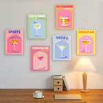 Load image into Gallery viewer, Cheers &amp; Sips Mini Paint by Numbers
