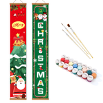 Load image into Gallery viewer, Christmas Wonderland Hanging Scroll Paint by Numbers Kit
