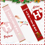 Load image into Gallery viewer, Christmas &amp; New Year Hanging Banner Paint by Numbers Kit
