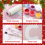 Load image into Gallery viewer, Christmas &amp; New Year Hanging Banner Paint by Numbers Kit
