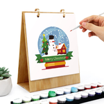 Load image into Gallery viewer, Christmas Reindeer Paint by Numbers Calendar
