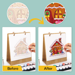Load image into Gallery viewer, Christmas Reindeer Paint by Numbers Calendar
