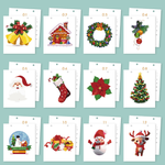 Load image into Gallery viewer, Christmas Reindeer Paint by Numbers Calendar
