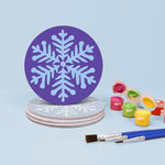 Load image into Gallery viewer, Christmas Snowflake Paint by Numbers Coasters
