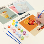 Load image into Gallery viewer, Classic Cocktails Mini Paint by Numbers
