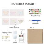 Load image into Gallery viewer, Colorful Butterflies Mini Paint by Numbers
