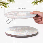 Load image into Gallery viewer, Colorful Winter Moments 4-Piece Paint by Numbers Placemat
